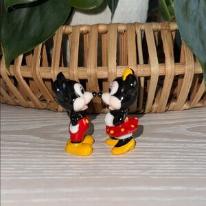 Vintage Disney Mickey and Minnie Mouse Figurines (purchase at Disney World)